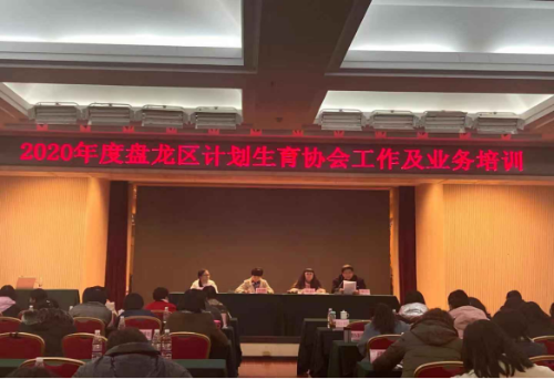 昆明市盘龙区计生协召开2020年度工作总结会91