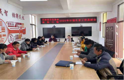 石林县西街口镇计生协召开2020年计划生育工作总结会119