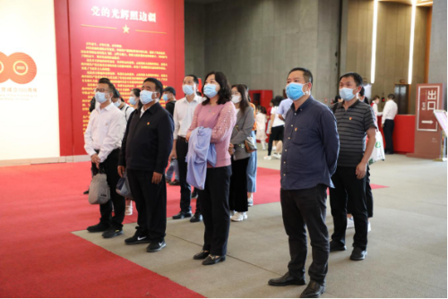 省、市计生协联合参观云南省庆祝中国共产党成立100周年成就展107